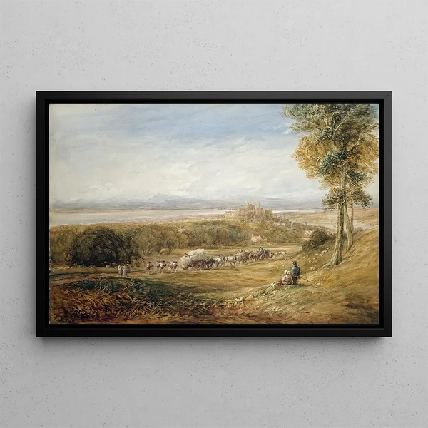 Lancaster, pace e guerra - David Cox — quadro incorniciato alla parete