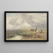 Paesaggio con viaggiatori - David Cox — quadro incorniciato alla parete