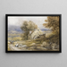 Mulino ad acqua, nord del Galles - David Cox — quadro incorniciato alla parete