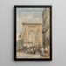 Riproduzione del dipinto Porte Saint-Denis Parigi - David Cox