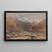 Paesaggio fluviale in Galles - David Cox — quadro incorniciato alla parete