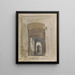 Studio per la porta della chiesa di Saint-Roch a Parigi - David Cox — quadro incorniciato alla parete