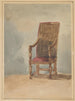 Studio di una sedia antica - David Cox — vista dell’opera