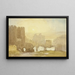 Lever de soleil sur il castello di Conway - David Cox — quadro incorniciato alla parete