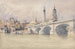 L'inaugurazione del nuovo ponte di Londra - David Cox — vista dell’opera