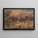 Il Trappola per salmoni - David Cox — quadro incorniciato alla parete