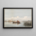 La Tamise a Battersea - David Cox — quadro incorniciato alla parete