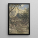 Scala da giardino a Haddon Hall Derbyshire - David Cox — quadro incorniciato alla parete