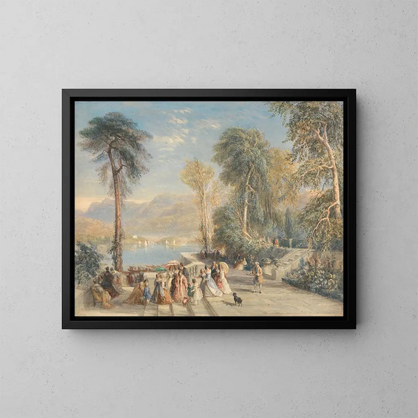 Windermere durante la regata - David Cox — quadro incorniciato alla parete