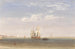 Un nave mercantile arenata al largo - David Cox Jnr — vista dell’opera