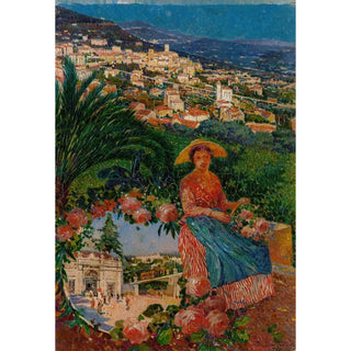 David Dellepiane - Study for Grasse Funicular travel poster.webp