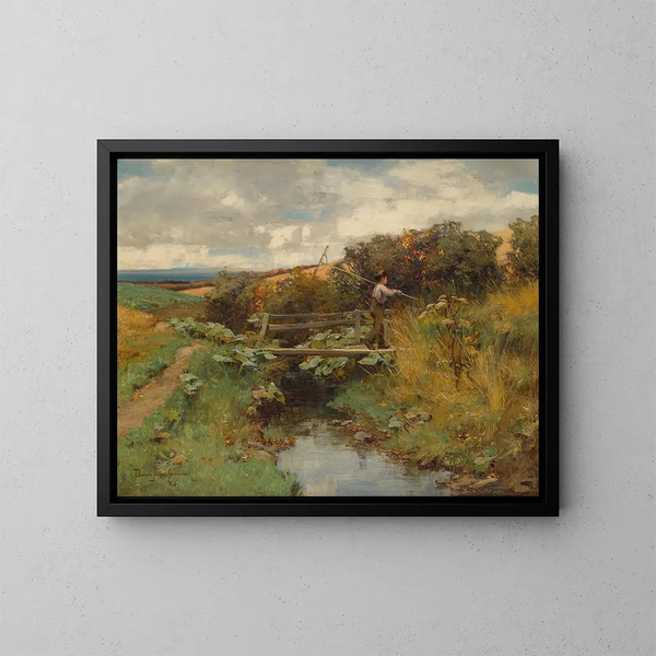 Ritorno del campo - David Farquharson — quadro incorniciato alla parete