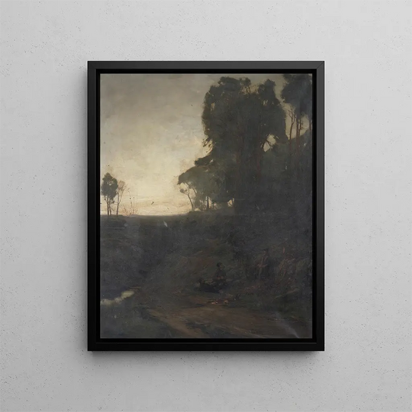 In attesa dell'oscurità - David Farquharson — quadro incorniciato alla parete