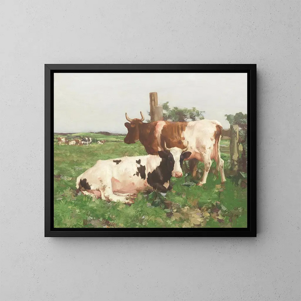 Bovini di Ayrshire - David Gauld — quadro incorniciato alla parete