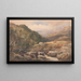 Paesaggio con ruscello e mietitori - David Hall McKewan — quadro incorniciato alla parete