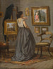 Una donna nell'atelier - David Jacobsen — vista dell’opera