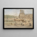 Pont Royal a Parigi, bozzetto - David Jacobsen — quadro incorniciato alla parete