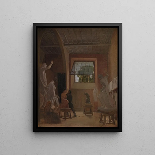 David Jacobsen - The Sculptor Jens Adolph Jerichau in his Studio in Rome.webp