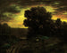 Paesaggio fluviale al tramonto - David Johnson — vista dell’opera