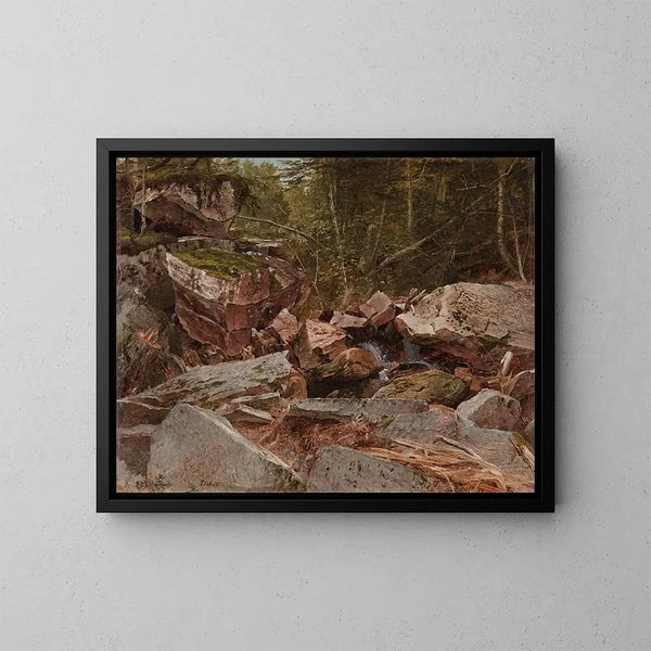 Studio di North Conway, New Hampshire - David Johnson — quadro incorniciato alla parete