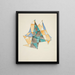 Astrazione basata su Sails VII - David Kakabadze — quadro incorniciato alla parete