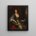 Regina Ulrika Eleonora la Maggiore - David Klöcker Ehrenstrahl — quadro incorniciato alla parete