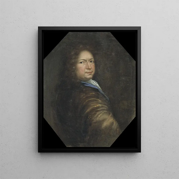 Autoritratto - David Klöcker Ehrenstrahl — quadro incorniciato alla parete
