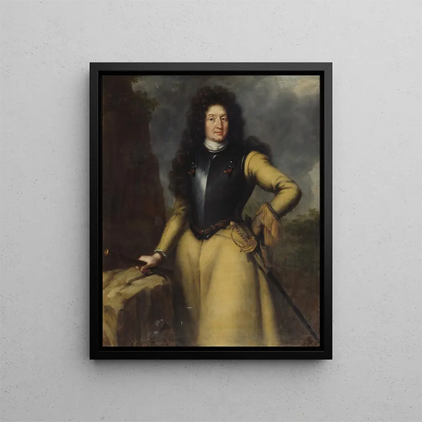 Uomo in piedi - David Klöcker Ehrenstrahl — quadro incorniciato alla parete