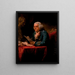Benjamin Franklin - David Martin — quadro incorniciato alla parete