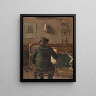 David Oyens - De kunstenaar in zijn atelier.webp