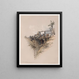 David Roberts - A Persian wheel used in raising water from the Nile.webp