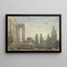 Rovine dell'abbazia di Arbroath alla sera - David Roberts — quadro incorniciato alla parete