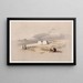 Approche du temple de Wadi es-Sebua, Nubie - David Roberts — quadro incorniciato alla parete