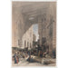 Riproduzione del dipinto Bazar des marchands de soie Le Caire - David Roberts