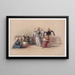 Danseuses al Cairo - David Roberts — quadro incorniciato alla parete