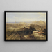 Edimburgo dal castello - David Roberts — quadro incorniciato alla parete