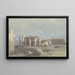 Frammenti di una statua colossale al Memnoneion di Tebe - David Roberts — quadro incorniciato alla parete