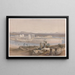 Vista generale dell'isola di Phila Nubia 18 novembre 1838 - David Roberts — quadro incorniciato alla parete