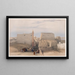 Grande ingresso del tempio di Luxor - David Roberts — quadro incorniciato alla parete