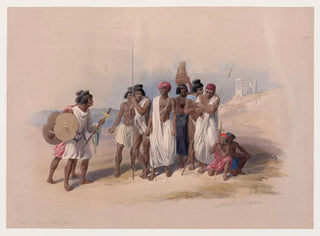 Gruppo di Nubi a Wadi Kardasey - David Roberts — vista dell’opera