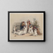 Nel mercato degli schiavi al Cairo - David Roberts — quadro incorniciato alla parete