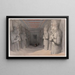 Interno del tempio di Abu Simbel, 9 novembre 1836, Nubia - David Roberts — quadro incorniciato alla parete
