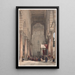 Interno della moschea dei Metwalys Metwalis - David Roberts — quadro incorniciato alla parete