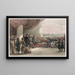 Incontro con il vice-re di Egitto nel suo palazzo ad Alessandria il 12 maggio 1839 - David Roberts — quadro incorniciato alla parete