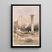 Karnak 29 novembre 1838 - David Roberts — quadro incorniciato alla parete