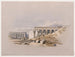 Vista laterale del tempio chiamato il Typhonium a Dendera - David Roberts — vista dell’opera