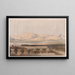 Catena di Montagne della Libia dal Tempio di Luxor - David Roberts — quadro incorniciato alla parete