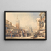 Plaza Real et procession - David Roberts — quadro incorniciato alla parete