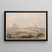 Piramidi di Giza - David Roberts — quadro incorniciato alla parete
