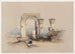 Rovine del tempio sull'isola di Biggeh, Bga Bjah, Nubia - David Roberts — vista dell’opera